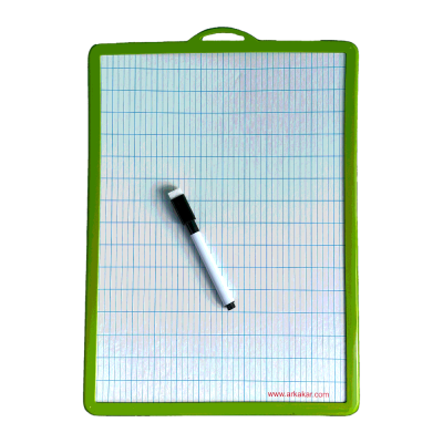 Tablita scris reutilizabila copii 3+ ani 32x23.5 cm cu liniatura si marker Adison